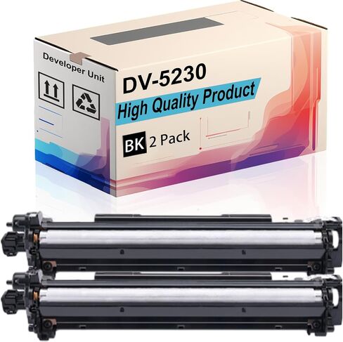 وحدة المطورين DV-5230 متوافقة مع Kyocera EcoSys M5521CDW M5526CDW P5021CDW P5026CDW الطابعات ، العائد العالي 300000 صفحة ، طباعة المزيد من الصفحات (3 عبوات أسود) in Kuwait