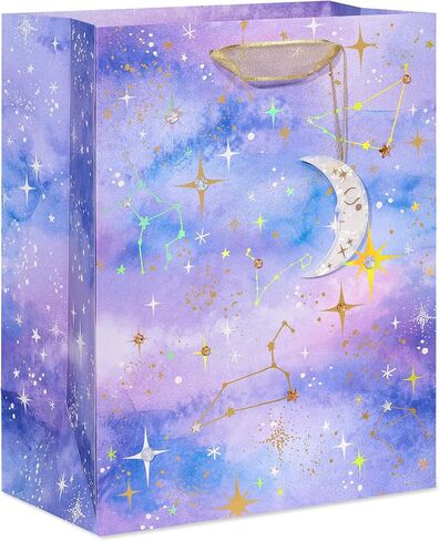 Papyrus 13" Large Gift Bag (Celestial Constellations) for Birthdays, Bridal Showers, Anniversaries and All Occasions (1 Bag) in Saudi Arabia