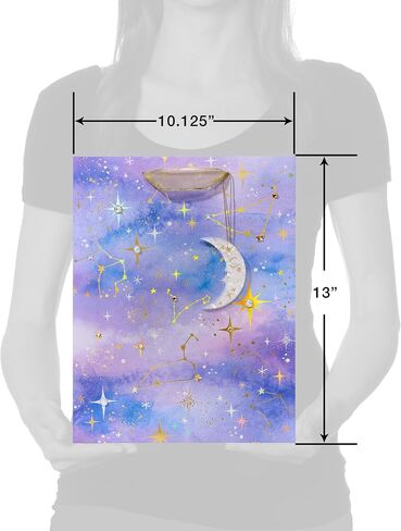 Papyrus 13" Large Gift Bag (Celestial Constellations) for Birthdays, Bridal Showers, Anniversaries and All Occasions (1 Bag) in Saudi Arabia