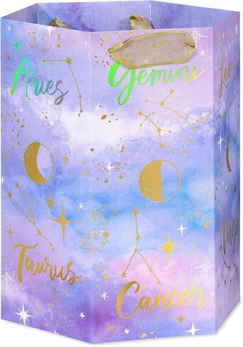 Papyrus 13" Large Gift Bag (Celestial Constellations) for Birthdays, Bridal Showers, Anniversaries and All Occasions (1 Bag) in Saudi Arabia
