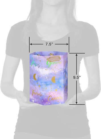 Papyrus 13" Large Gift Bag (Celestial Constellations) for Birthdays, Bridal Showers, Anniversaries and All Occasions (1 Bag) in Saudi Arabia