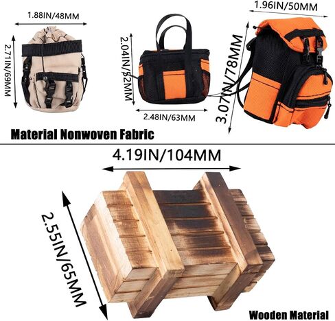 Crawler Car Decoration for 1/10 Trx4 Trx6 Axia1 SCX10 Redcat,Mini Luggage Net/Simulation Package,Luggage,Wood Box,Shovel,Fuel Tanks,Recovery Board, Toolbox,Antennas,Fire Extinguisher,Blue in Saudi Arabia