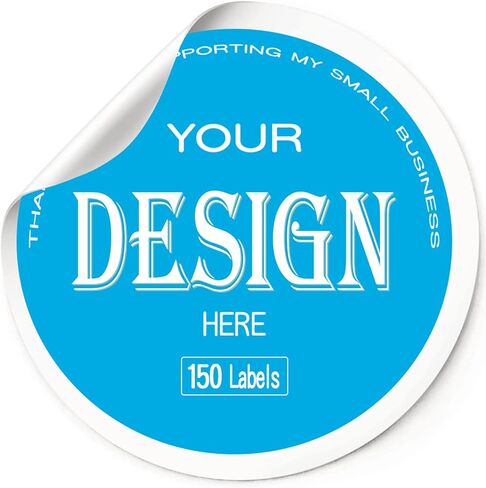 Yngel Custom Stickers for Business Logo, Personalized Labels for Parties, Customized Stickers for Thank You Business in Saudi Arabia