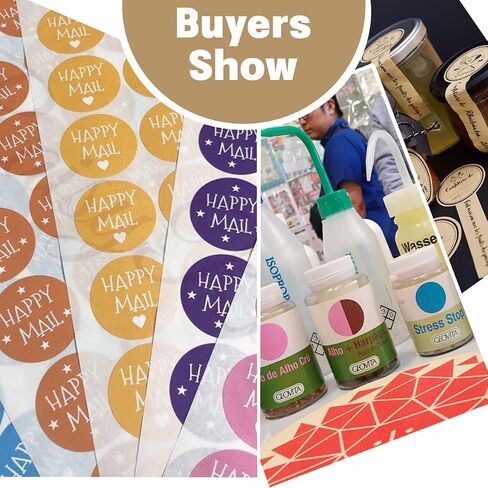 Yngel Custom Stickers for Business Logo, Personalized Labels for Parties, Customized Stickers for Thank You Business in Saudi Arabia