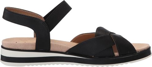 LifeStride Womens Zuri Ankle Strap Sandals Black 9 M in Saudi Arabia