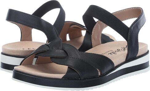 LifeStride Womens Zuri Ankle Strap Sandals Black 9 M in Saudi Arabia