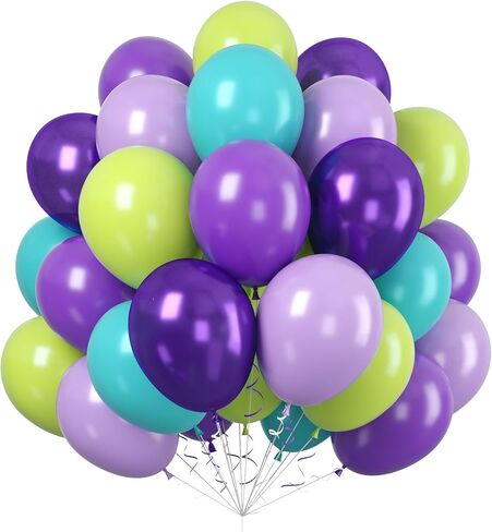 60PC Rainbow Balloons, Colorful Balloon for Birthday Party Decorations in Saudi Arabia