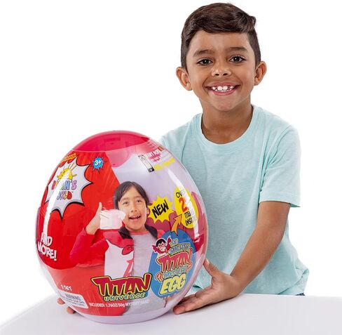 RYAN'S WORLD: The Mighty Titan Universe Mystery Egg | Discover Ryan's Titan Universe! | Over 25 Collectable Items Inside | for Kids Aged 3+ in Saudi Arabia