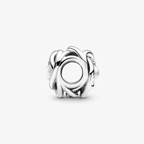 Pandora May Green Eternity Circle Charm Charm Moments الأساور - مجوهرات نسائية مذهلة - هدية للنساء - مصنوعة من الفضة الاسترليني والكريستال الصناعي، مع صندوق هدايا in Saudi Arabia