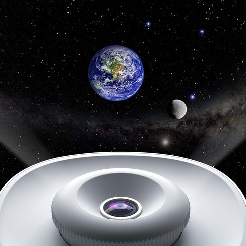 Orzorz Slide Discs Star Projector Galaxy Lite Home Planetarium Projector (Work Star Projector) (Earth and Moon) in Saudi Arabia
