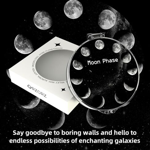 Orzorz Slide Discs Star Projector Galaxy Lite Home Planetarium Projector (Work Star Projector) (Earth and Moon) in Saudi Arabia