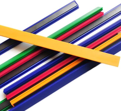 Colorful Magnetic Bar for Bulletin Board - Memo Strip Set Magnet Strip Tape, School Office Home Stationery Bar for Fridge 7.9 Inch/12inch 6 Color in Saudi Arabia