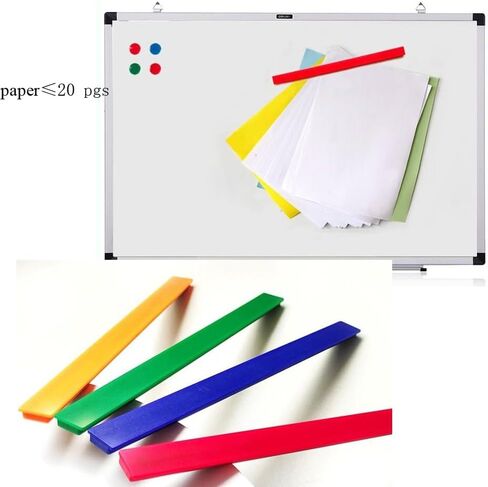 Colorful Magnetic Bar for Bulletin Board - Memo Strip Set Magnet Strip Tape, School Office Home Stationery Bar for Fridge 7.9 Inch/12inch 6 Color in Saudi Arabia