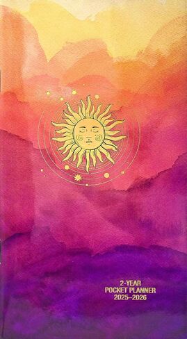 2025-26 Soleil 2-Year Pocket Planner (24-Month Calendar) in Saudi Arabia