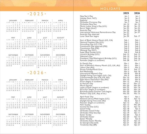 2025-26 Soleil 2-Year Pocket Planner (24-Month Calendar) in Saudi Arabia