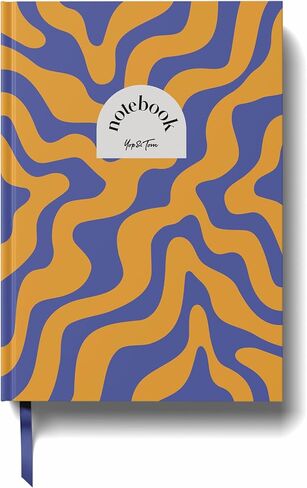 Yop & Tom Lined Notebook (A5) - Pink Pebbles - Hardback Journal - Medium Ruled in Kuwait