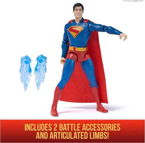 يتضمن DC Comics ، Figure Superman Epic Strike Figure ، بطول 6 بوصات ، تصفيف أفلام أصيلة ، ملحقات ، ألعاب للأطفال للبنين والبنات الذين تتراوح أعمارهم بين 4 سنوات وما فوق in Kuwait