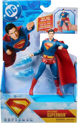 يتضمن DC Comics ، Figure Superman Epic Strike Figure ، بطول 6 بوصات ، تصفيف أفلام أصيلة ، ملحقات ، ألعاب للأطفال للبنين والبنات الذين تتراوح أعمارهم بين 4 سنوات وما فوق in Kuwait
