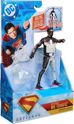 يتضمن DC Comics ، Figure Superman Epic Strike Figure ، بطول 6 بوصات ، تصفيف أفلام أصيلة ، ملحقات ، ألعاب للأطفال للبنين والبنات الذين تتراوح أعمارهم بين 4 سنوات وما فوق in Saudi Arabia