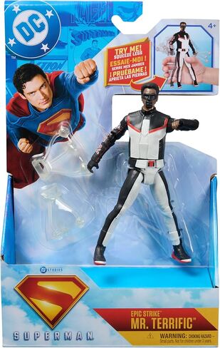 يتضمن DC Comics ، Figure Superman Epic Strike Figure ، بطول 6 بوصات ، تصفيف أفلام أصيلة ، ملحقات ، ألعاب للأطفال للبنين والبنات الذين تتراوح أعمارهم بين 4 سنوات وما فوق in Saudi Arabia