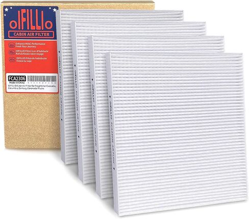 Cabin Air Filter for Freightliner M2 106(2004-2023), M2 112(2004-2021), M2 100(2002-2006),108SD(2012-2020),114SD(2012-2023),122SD (2018-2023),Select Models, ABP N10g 36000006(4pcs) in Saudi Arabia