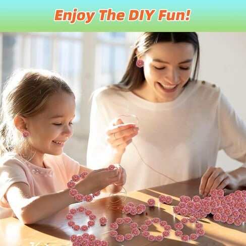 حبات 20 ملم للأقلام - 50 PCS DIY RHINESTONE حبات للأقلام القابلة للخرز - فواصل لمستلزمات القلم بالخرز - بريق الفقات الاكريليك الدائرية حبة لسلاسل المفاتيح - حبة بؤرية للأساور (ملونة) in Kuwait