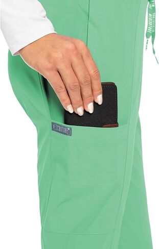 Med Couture Women's Peaches Collection Seamed Jogger Scrub Pant, MC8721T, M Tall, Cinnamon in Saudi Arabia