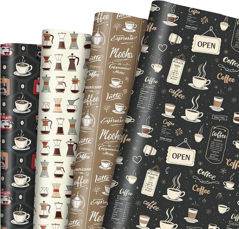 Pineraap Book Lover Reading Wrapping Paper 12 Sheets Reading Themed Designs Gift Wrap for Bibliophiles,Librarians,Book Clubs,20"×28" in Kuwait