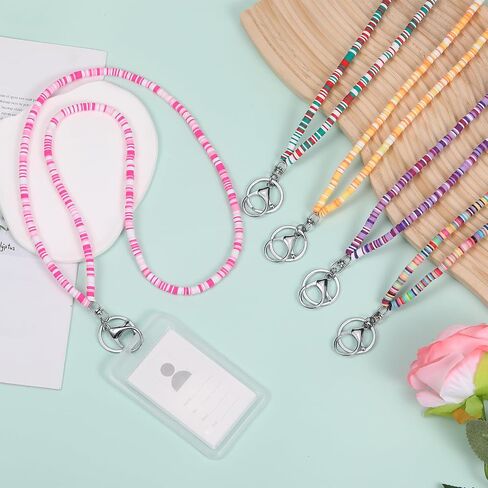 Ornaland Lanyards for id Badges Teacher Lanyard Beaded Lanyard Bohemian Lanyard Suitable for Office Leisure or As a Gift in Saudi Arabia