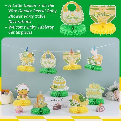 9pcs Sweet Berry Welcome Baby Honeycomb Centerpieces Baby Shower Party Table Decorations Strawberry Blueberry Tabletop Centerpieces Berry Table Topper Sign Decors for Newborn Hello Baby Announcement in Kuwait