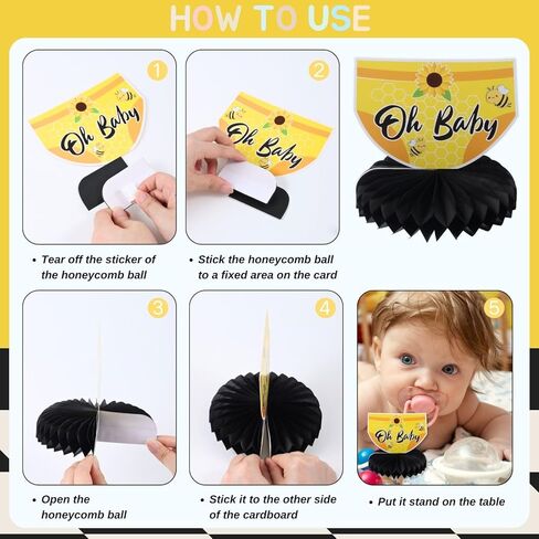 9pcs Sweet Berry Welcome Baby Honeycomb Centerpieces Baby Shower Party Table Decorations Strawberry Blueberry Tabletop Centerpieces Berry Table Topper Sign Decors for Newborn Hello Baby Announcement in Kuwait