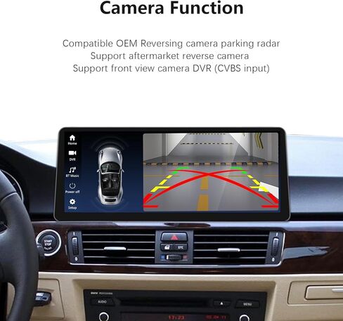 10.25 بوصة راديو تلقائي أندرويد لسيارات BMW 3 5 Series E90 E91 E92 E93 CCC Carplay Car Stereo شاشة تعمل باللمس الوسائط المتعددة وحدة الصوت الرئيسية Idrive Stereo Rceiver Linux System Dsp 2005-2012 in Kuwait