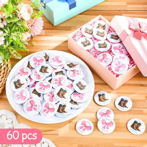 Janmercy 60 Pcs Soccer or Bows Gender Reveal Pins Blue and Pink Team Boy Team Girl Button Pins for Boy or Girl Baby Shower Party Favors in Saudi Arabia