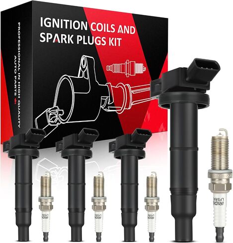 SCITOO 8 ignition coils with 8 iridium Spark Plugs for Honda 2010 2011 Insight L4 1.3L and 2012 Insight 1.5L IC731 C1740 UF-628 in Saudi Arabia