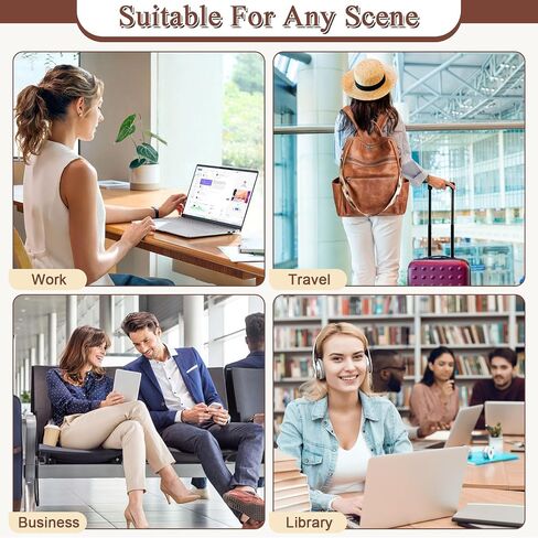 Vegan Leather Laptop Backpack for Women 15.6 Inch Work Backpack Purse for Travel College in Saudi Arabia
