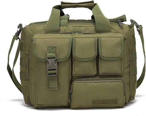 Multifunction Men Outdoor Tactical Shoulder Laptop Messenger Bag, 15 inch Briefcase Handbags in Saudi Arabia