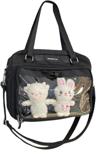 Crossbody Bag Shoulder Bag Kawaii Tote Bag with Cute Accessories Travel Totes Messenger Bag Women Laptop Bags in Kuwait