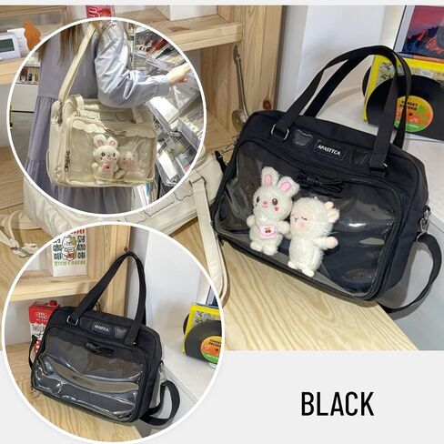 Crossbody Bag Shoulder Bag Kawaii Tote Bag with Cute Accessories Travel Totes Messenger Bag Women Laptop Bags in Kuwait
