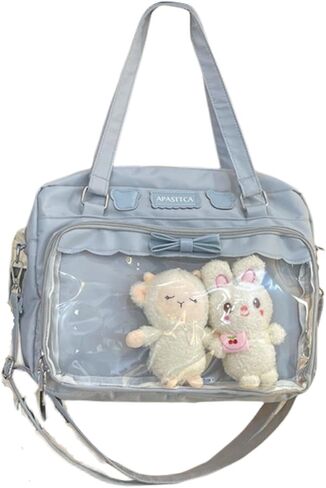 Crossbody Bag Shoulder Bag Kawaii Tote Bag with Cute Accessories Travel Totes Messenger Bag Women Laptop Bags in Kuwait
