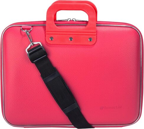 Shoulder Messenger Bag 15 inch Briefcase Laptop Case Compatible with MacBook Pro 14-inch 15-inch (Pink) in Saudi Arabia