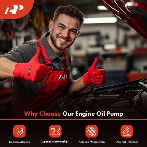 مضخة زيت ذات حجم قياسي ممتاز مع حشية متوافقة مع Honda Accord، Accord Crosstour، Pilot، Odyssey، Ridgeline، Crosstour & Acura MDX، RDX، TSX، TL، ZDX، RL، 3.5L 3.7L، استبدال # M531 in Kuwait