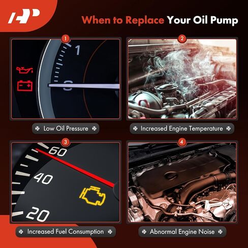 مضخة زيت ذات حجم قياسي ممتاز مع حشية متوافقة مع Honda Accord، Accord Crosstour، Pilot، Odyssey، Ridgeline، Crosstour & Acura MDX، RDX، TSX، TL، ZDX، RL، 3.5L 3.7L، استبدال # M531 in Kuwait