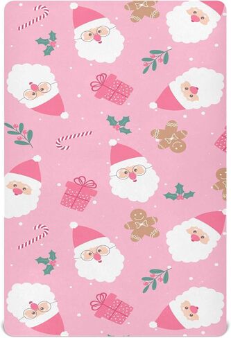 Watercolor Halloween Party Crib Sheets Soft Breathable Fitted Baby Crib Sheets Mattress Cover for Girl Boys, 52" x 28" x 9" in Kuwait