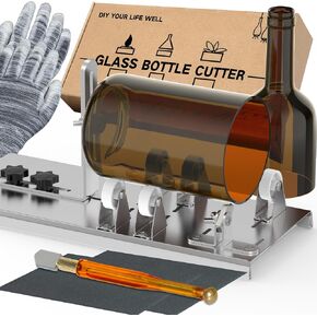 Camdios Glass Botter Cutter & Bottle Cutter ، قاطع زجاجي مطور لقطع النبيذ ، البيرة ، الخمور ، الويسكي ، الكحول ، الشمبانيا in Saudi Arabia