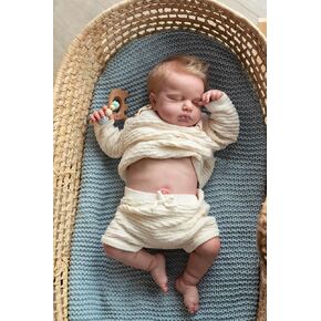 Anano Reborn Silicone Baby Dolls Full Body Boy 20 Inch Lifelike Baby Doll Soft Silicone Real Life Size Babies Realistic Newborn Babies Reborn Toddler Dolls