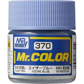 GSI Creos - C370 Azure Blue, Mr. Hobby Mr. Color Acrylic Paint