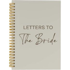 Letters to The Bride Wedding Notebook, Wedding Planning Book and Organizer, Wedding Planner, Bride Gifts, Wedding Engagement Gifts for Couples Newly Engaged 5.5"x8.3" 164Pages Lined Notebooks