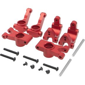 ShareGoo Metal Front Steering Block Knuckles & C-Hub Caster Block & Rear Hubs Carrier Upgrade Parts Compatible with Arrma 1/10 Granite Voltage MEGA 2WD RC Monster Truck