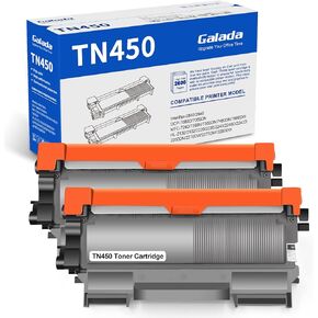 Galada Compatible Toner Cartridge Replacement for Brother TN450 TN420 TN-450 TN-420 for DCP-7060D DCP-7065DN HL-2230 HL-2240 HL-2270DW HL-2280DW Intellifax 2840 2940 MFC-7360N MFC-7860DW 2 Pack