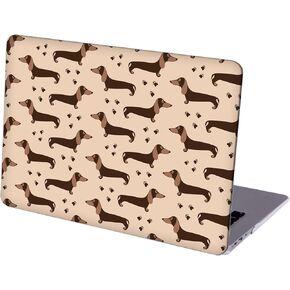 Compatible with MacBook Pro 14 inch, Hard Shell Case with Keyboard Cover and Screen Protector (A2442 M1 / A2779 M2 / A2918 A2992 M3 Pro Max, 2021-2024 Release) - Dachshunds MD5245